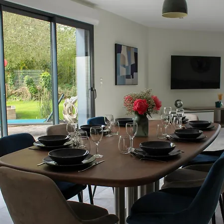 La Belle Du Bessin - Maison Moderne En Normandie Hébergement de vacances Rucqueville